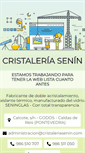 Mobile Screenshot of cristaleriasenin.com