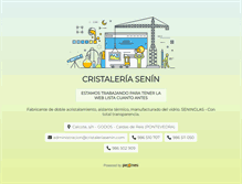 Tablet Screenshot of cristaleriasenin.com